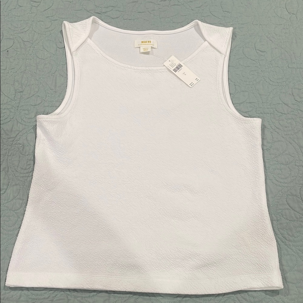 Maeve White Tank Top